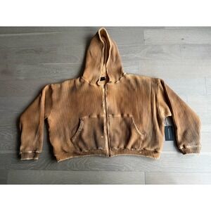 SMALL WAFFLE THERMAL ZIP UP GV GALLERY RASPBERRY HILLS ❤️✅ BRAND NEW SHIPS ASAP
